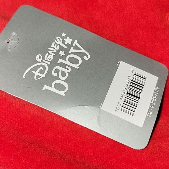 DISNEY Store Baby Mickey Mouse ''My First Christmas'' Sleeper Pajama 18 - 24 mo - Picture 4 of 5